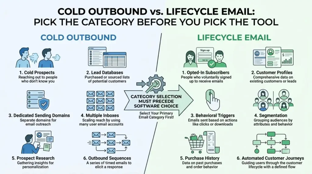 Best AI Email Marketing Tools for B2B in 2026: Cold Outreach vs. Lifecycle Email 3 Cold outbound versus lifecycle e… 202608192004