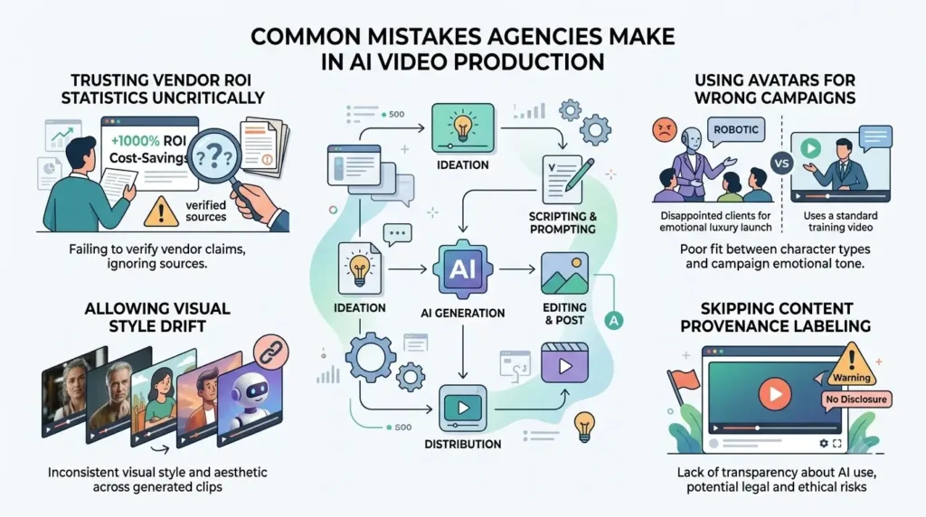 best AI Video Tools for Agencies: 2026 Guide 6 Infographic showing AI video mis… 202608241309