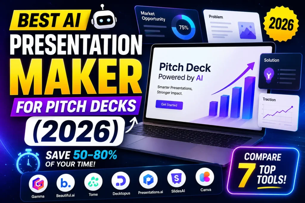 Home 5 Best AI Presentation Maker for Pitch Decks (2026)
